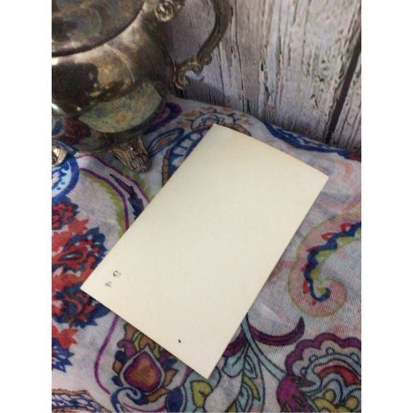 Antique Photo Lady in a Black Dress 5” x 3” Mourning Dress - Picture 3 of 11